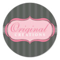 STICKER SEAL :: elegant flamboyant 6