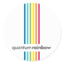 STICKER SEAL :: rainbowed stripe 1