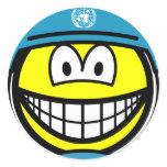 UN soldier smile   sticker_sheets