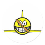 Airplane smile Propeller  sticker_sheets