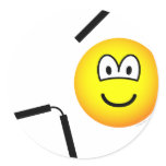 Nunchaku emoticon martial arts  sticker_sheets