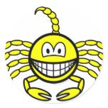 Scorpio smile Zodiac sign  sticker_sheets