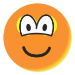 Fake tan emoticon orange  sticker_sheets