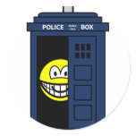 Dr Who smile Tardis  sticker_sheets