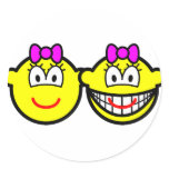 Identical twins buddy icon Girls  sticker_sheets
