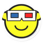 3D glasses buddy icon   sticker_sheets