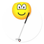 Golfing emoticon   sticker_sheets