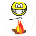 Campfire marshmallow smile   sticker_sheets
