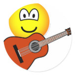 Acoustic guitar emoticon   sticker_sheets