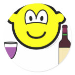 Wine drinking buddy icon   sticker_sheets