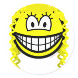 Carrie smile Sex and the City  sticker_sheets