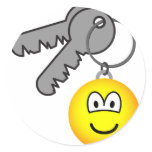 Key ring chain emoticon   sticker_sheets