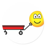 Red wagon emoticon   sticker_sheets