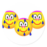 Synchronized swimming emoticon Olympic sport Aquatics sticker_sheets