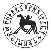 Sticker Sleipnir Shield by johnpryor2000 Sticker Sleipnir Shield