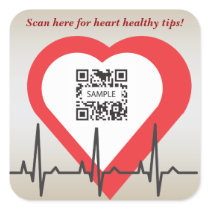 Sticker Template Heart Health