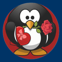 Sticker - Valentine Penguin stickers