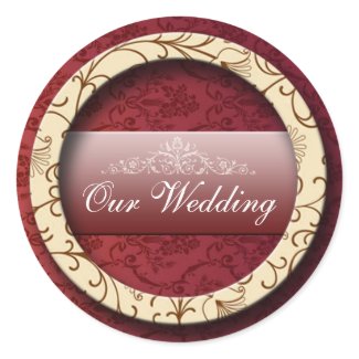 3d Wedding Sticker
