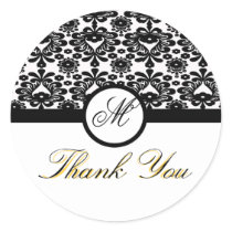 sticker wedding black gold fancy classic chic