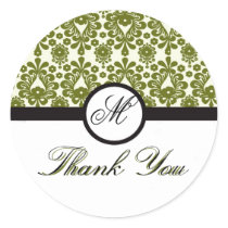 sticker wedding black green fancy classic chic