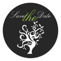 sticker wedding black white fancy classic chic
