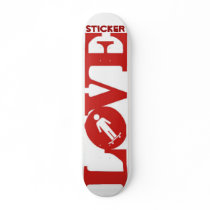 Sticker WELOVE series "Spread The Feelin'" Skate Deck
