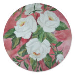 Sticker White Roses