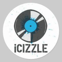 Sticker with ICizzle Logo Round stickers
