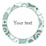 Sticker with retro design - customizable Sticker with retro design - customizable