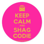 [Campervan] keep calm and shag codie  Stickers