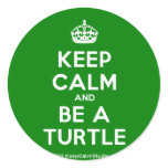 [Crown] keep calm and be a turtle  Stickers