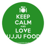 [Cutlery and plate] keep calm and love gujju food!!  Stickers
