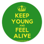 [Dancing crown] keep young and feel alive  Stickers