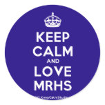 [Crown] keep calm and love mrhs  Stickers