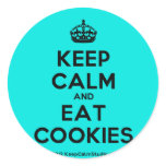 [Crown] keep calm and eat cookies  Stickers