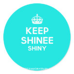 [Crown] keep shinee shiny  Stickers