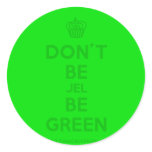 [Cupcake] don't be jel be green  Stickers