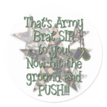 Stickers - Army Brat Sir
