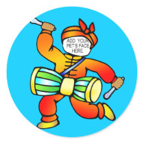 Stickers: BalineseDrummer by VintagePets Stickers: BalineseDrummer