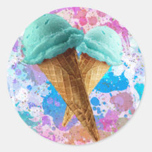 Stickers-Blue Sherbet