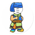 Stickers: Boy in Traditional Balinese Costume by VintagePets Stickers: Boy in Traditional Balinese Costume