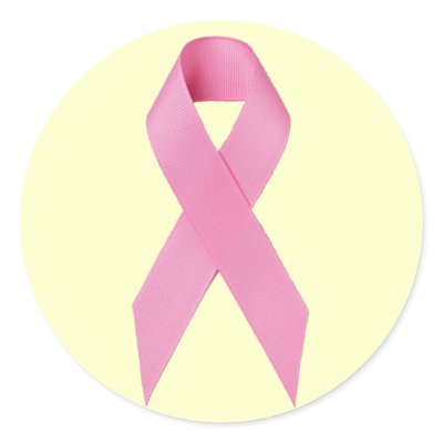 Stickers - Breast Cancer Ribbon by breastcancertshirts
