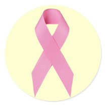 Stickers - Breast Cancer Ribbon by breastcancertshirts Stickers - Breast Cancer Ribbon
