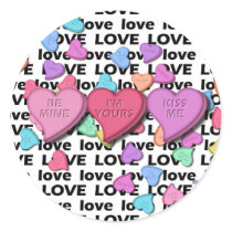 Stickers - Candy Hearts of Love by Happy_Holly_Daze Stickers - Candy Hearts of Love