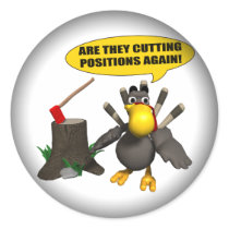 Stickers - Cutting Turkey Positions by thanksgiving_tshirts Stickers - Cutting Turkey Positions