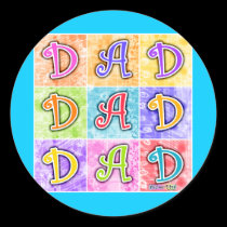 Stickers - DAD Pop Art stickers