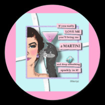 Stickers - Diamonds & Martinis stickers
