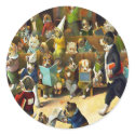 Stickers: Dog School by Louis Wain by VintagePets Stickers: Dog School by Louis Wain