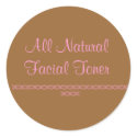 Stickers for Facial Toner by MariaChekmarev Stickers for Facial Toner