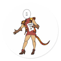 Stickers: "Foxy Lady" by VintagePets Stickers: "Foxy Lady"